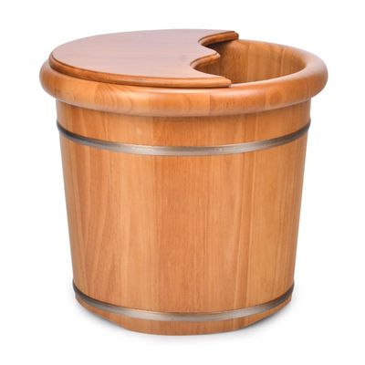 ENWIND Foot Spa Bath Oak Thicken Foot Bath Barrel Foot Tub Foot Tub Foot Tub Solid Wood Footbath Foot Massage