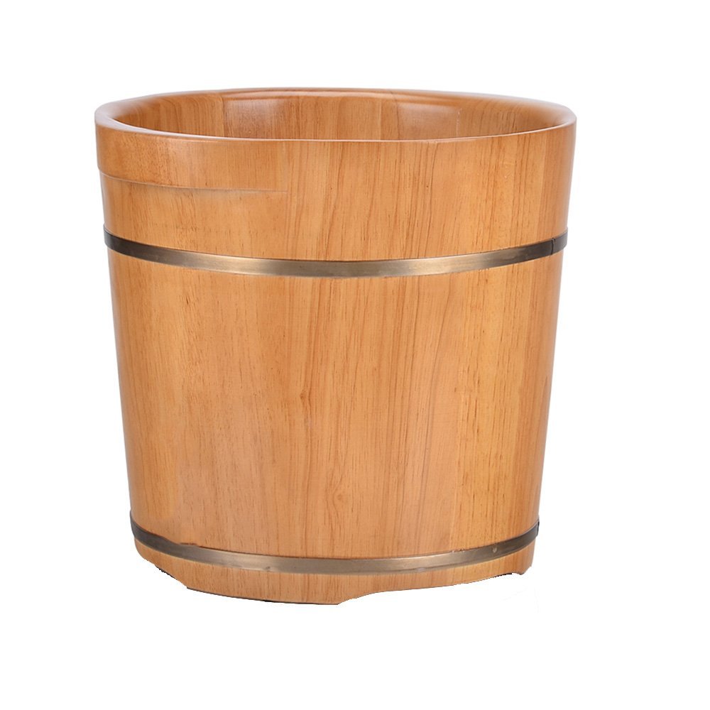 ENWIND Foot Spa Bath Thicken Oak Foot Tub Foot Bath Barrel Foot Tub Foot Tub Solid Wood Footbath Foot Massage