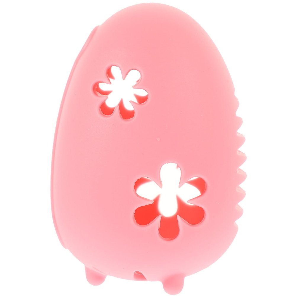Alipis Makeup Sponge Holder Breathable Silicone Makeup Sponge Storage Box Portable -shaped Case Creative Design for Travel Dresser Decor Easy to Clean Maintain