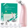 NEWDERMO 2-in-1 Microdermabrasion Machine for Facial, Diamond Microdermabrasion Device USB Rechargeable (Pink) with Large Diamond Tip view 2