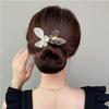 2/4Pcs Ins Style Elegant Lazy Hair Curler, Donut Hair Bun Maker, Deft Bun Bow Twist Maker for Hair, Lazy Flower Hairpin,Bun Effortlessly In 5 Second, Topsy Tail Hair Tool Women (4Pcs C) view 3