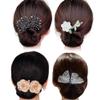 2/4Pcs Donut Hair Bun Maker, Flower Hair Clip, Lazy Hair Curler, Deft Bun Lazy Flower Hairpin, Vintage Hair Accessories for Women, Bow Bun Roller, Hair Fold Wrap Snap Band (4Pcs A) view 1