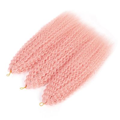 20-30 Inch Curl Kinky Curly Crochet Braiding Hair Extensions Brazilian Braids Synthetic Ginger Hair For Women MPink 30inches#1Pcs/Lot