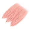 20-30 Inch Curl Kinky Curly Crochet Braiding Hair Extensions Brazilian Braids Synthetic Ginger Hair For Women MPink 30inches#1Pcs/Lot view 1