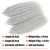 20-30 Inch Curl Kinky Curly Crochet Braiding Hair Extensions Brazilian Braids Synthetic Ginger Hair For Women MPink 30inches#1Pcs/Lot view 3