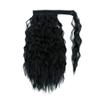 14Inch Afro Kinky Hair Synthetic Drawstring Hair Natural Black Brown Clip In Ponytailtail Hair Puff Extensions For Women Natural Color 14inches view 1