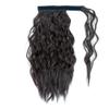 14Inch Afro Kinky Hair Synthetic Drawstring Hair Natural Black Brown Clip In Ponytailtail Hair Puff Extensions For Women Natural Color 14inches view 4