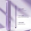 Rechargeable Mini Hair Straightener, Rechargeable Lazy Portable USB Wireless Hair Straightener Comb, Portable Cordless Hair Straightener Brush for Short and Long Hair (Purple) view 4
