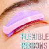 Lash Lift Ribbon Cover Silicone Eyelash Lifting String Covers Perm Lotion Mia Lami Stripe Tape Self Sticky Soft Compensators(Lash Lift & Tint Tool) 4 Pair Ultra Soft Ribbons Press Lashes Firmly view 4