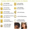 220 Pcs Gold Hair Jewelry Braid, Tuefuzy Hair Accessory, Hair Dreadlock Accessory Braid, Metal Gold Braids Rings Cuffs Clips for Jewelry Decorations view 3