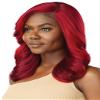 Outre Lace Front Wig - Melted Hairline - Rubina (1B) view 3