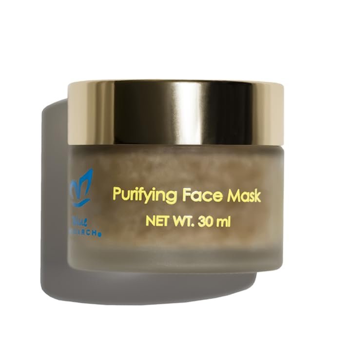 Blue Monarch Skincare Purifying Gel Mask For All Skin Types| Exfoliating Mask, Removes impurities and Dead Skin Cells| All-Natural Ingredients, Vegan, Cruelty-Free, Toxin-Free (30ml)- 00860009218628