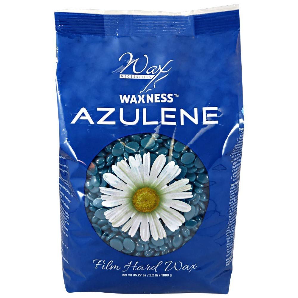 Waxness Azulene ~ Film Hard Wax Beads 2.2 LB / 1 KG
