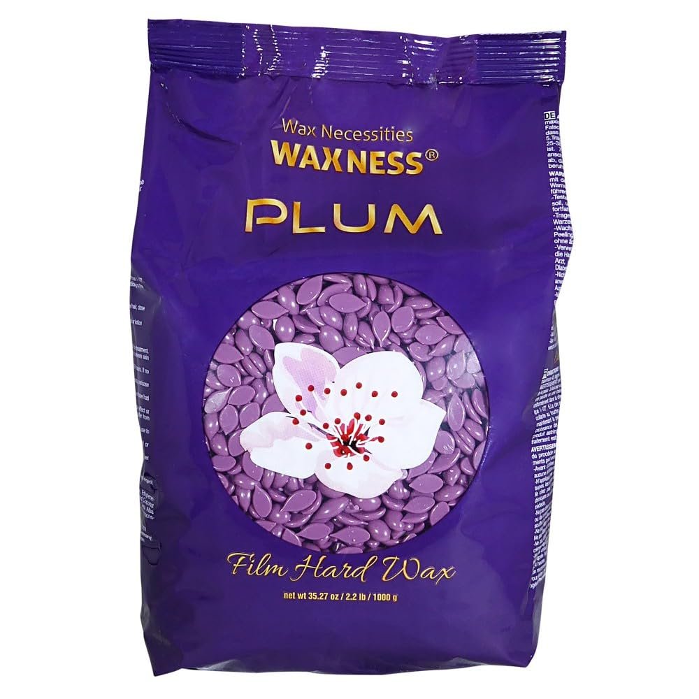 Waxness Plum ~ Film Hard Wax Beads 2.2 LB / 1 KG