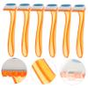 FRCOLOR 18pcs Women Privates Hair Shaver Portable Shaving Tool for Underarms Legs Lightweight and Compact for Travel Use Comfortable and Safe Grooming view 3