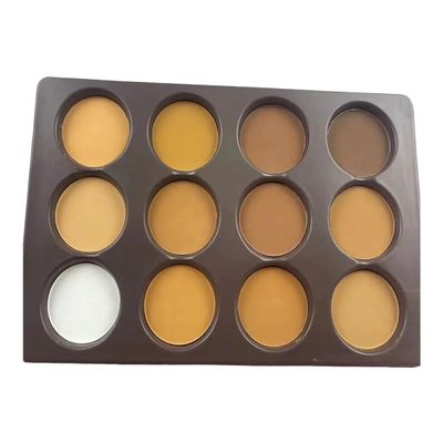 contorno, para resaltar, set de maquillaje, base para contornear/paleta para corregir, vegano, libre de crueldad animal e hipoalergnico, (Mediano)