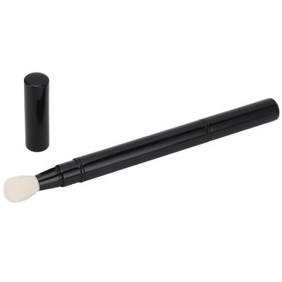 Dual Eyeshadow Brush Retractable Double Ended Makeup Brush with Soft Easy to Apply Automatic Sealing for Outdoor Travel