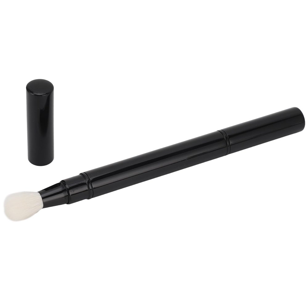 Dual Eyeshadow Brush Retractable Double Ended Makeup Brush with Soft Easy to Apply Automatic Sealing for Outdoor Travel