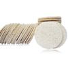 25-Pack Natural Loofah Exfoliating Face Pads - Gentle Facial Sponge & Scrubber for Daily Cleansing, Makeup & Dead Skin Removal - 100% Organic, Biodegradable & Travel-Friendly view 1