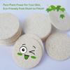 25-Pack Natural Loofah Exfoliating Face Pads - Gentle Facial Sponge & Scrubber for Daily Cleansing, Makeup & Dead Skin Removal - 100% Organic, Biodegradable & Travel-Friendly view 3