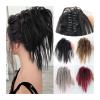 GRFIT Women Bun Scrunchies Messy Bun Hair Piece Synthetic Claw Clip Hair Bun Wavy Curly Chignon Hair Extensions Claw Clip Ponytail Hairpieces Hair Scrunchie with Clip for Women Bun Hair (Color : 99J) view 1