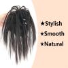 GRFIT Women Bun Scrunchies Messy Bun Hair Piece Synthetic Claw Clip Hair Bun Wavy Curly Chignon Hair Extensions Claw Clip Ponytail Hairpieces Hair Scrunchie with Clip for Women Bun Hair (Color : 99J) view 4