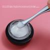 Dioche Eye Cream Massage Stick - Magnetic Rolling Tool with Spoon Applicator for Fashionable and Luxurious Eye Care, Silver view 2