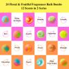 48 Pack Bath Bombs Gift Set  Aromatic Bubble Bombs with 18 Scents, SPA Relaxing & Skin Nourishing, Ideal Self-Care Gifts for Women, Wife, Grandma, or Daughter on Birthdays or Summer Occasions view 4