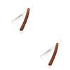 FOMIYES 2pcs Ergonomic Barber Grooming Clippers Shaving Mustache Trimmer Beard Cutting Tools for Men Folding Design view 1