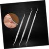 FOMIYES 6pcs Professional Nail Cuticle Trimmer Manicure Scissors Double-sided Nail Cleaner Dead Skin Remover Tool File Rasp view 4