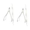 FOMIYES 4pcs Nail Manicure Cuticle Trimmer Clipper Scissors Plier Dead Skin Removal Tool File Rasp view 1