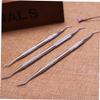 FOMIYES 4pcs Nail Manicure Cuticle Trimmer Clipper Scissors Plier Dead Skin Removal Tool File Rasp view 4