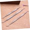 FOMIYES 6pcs Nails Manicure Cuticle Trimmer Professional Nail Scissors Plier Dead Skin Removal Tool Stainless Steel Material File Rasp view 2