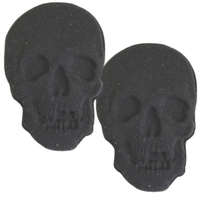 Cape Saltie Massage, Beauty & Dry Goods Eucalyptus Skull Epsom Salt & Coconut Oil Bath Bomb | Trick Or Treat Gift for Halloween | De-Stress & Calming Soak for Muscle Relief (Set of 2)