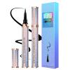 Easilydays Black Liquid Eyeliner Pencil, 36H Waterproof, SmudgeProof, Sweat Proof Liquid Eyeliner Precision Felt Tip Applicator, Longwearing & Ultra-Pigmented Liquid Eye Liner Makeup(#02 Glactic Blue) view 1