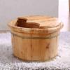 Scpantkend Pedicure Foot Soak FootbathCedar Foot Bath BarrelPedicure Bowl Spa Massage Smooth and Delicate Pedicure Barrels Solid Wood Foot Tub with Lid Foot Spa Household Wash Ba view 4