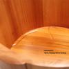 Foot Soak Wooden Household Durable Foot Washing Bucket Foot Tub Solid Wood Foot Bath Foot Spa Household Wash Ba (Size : 50cm Hight) view 4