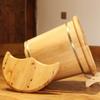 Foot Soak Mothers Day Gifts Cedar Foot Bath Barrel,Household Heightening with Lid Solid Wood Foot Tub Pedicure Bowl Spa Massage Smooth and Delicate Pedicure Barrels Foot Spa Household Wash Ba (Color view 2