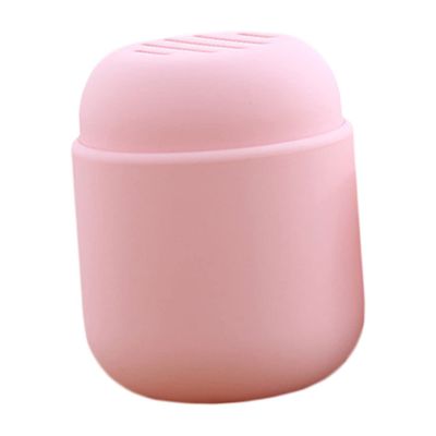 Amosfun 2pcs Makeup Sponge Holder Silicone Cosmetic Puff Storage Case for Travel Lightweight and Shockproof Design Ventilation for Various Makeup Sponges
