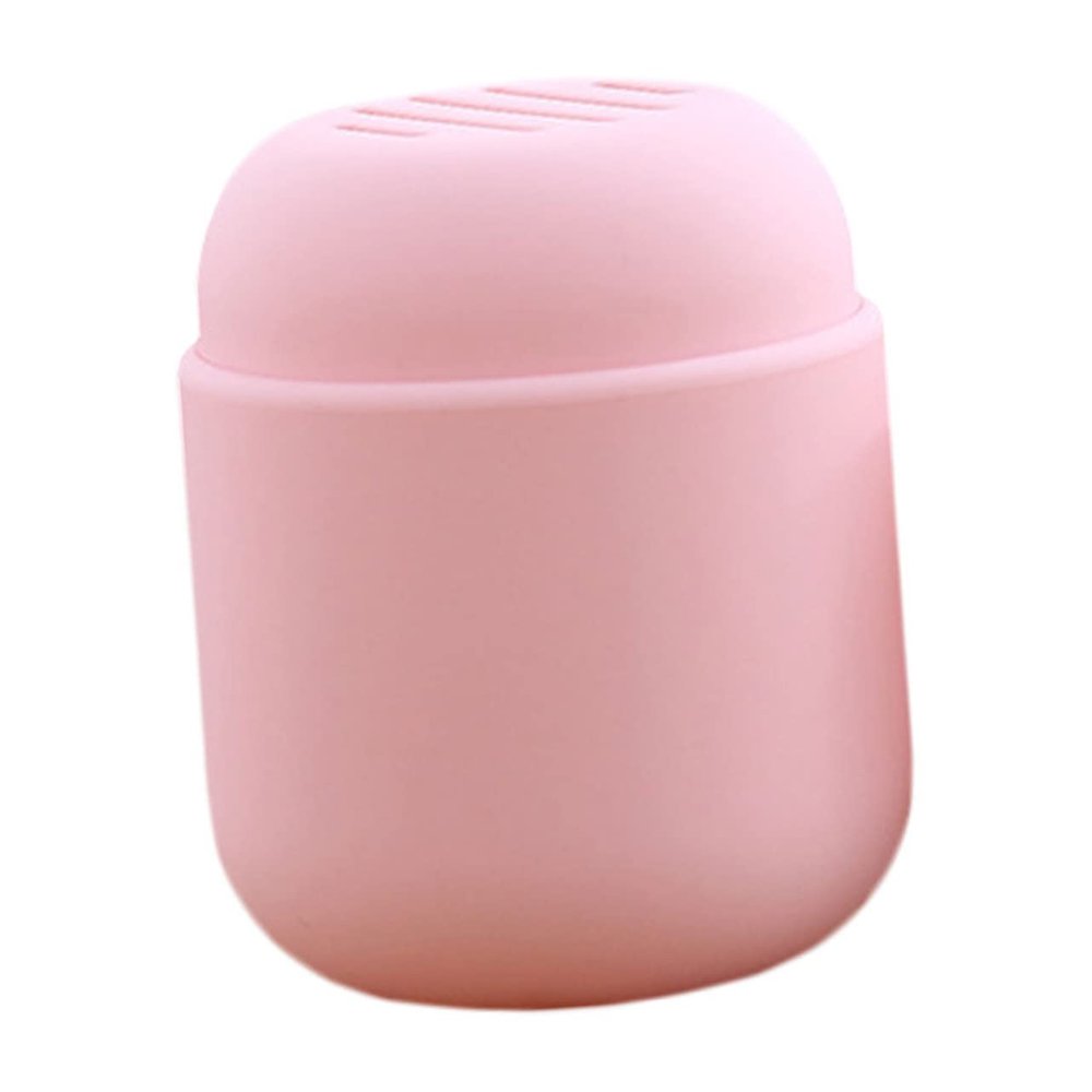 Amosfun 2pcs Makeup Sponge Holder Silicone Cosmetic Puff Storage Case for Travel Lightweight and Shockproof Design Ventilation for Various Makeup Sponges