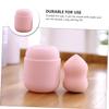 Amosfun 2pcs Makeup Sponge Holder Silicone Cosmetic Puff Storage Case for Travel Lightweight and Shockproof Design Ventilation for Various Makeup Sponges view 3