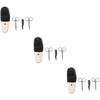 Beaupretty 12pcs Stainless Steel Portable Nose Hair Trimmer Set for Women Beard Scissors Mustache Scissors Beauty Grooming Kit view 1