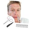 Beaupretty 12pcs Stainless Steel Portable Nose Hair Trimmer Set for Women Beard Scissors Mustache Scissors Beauty Grooming Kit view 3