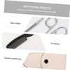 Beaupretty 12pcs Stainless Steel Portable Nose Hair Trimmer Set for Women Beard Scissors Mustache Scissors Beauty Grooming Kit view 4