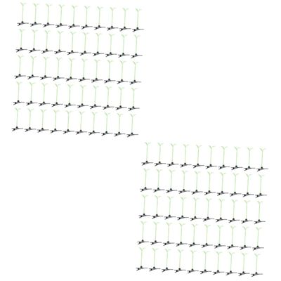 ABOOFAN 100pcs Women Girls Sprout Hair Clips Hairpin Supplies Headwear for Material Hair Ornaments