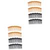 Beaupretty 8pcs Hair Accessories for Women Girls Plastic Tooth Combs Simple Design for Wedding view 1