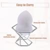 VOCOSTE Makeup Sponge Holder, Beauty Sponge Dry Stand, Beauty Sponge Holder, Makeup Beauty Egg Drying Stand for Vanity, Silver Tone view 4