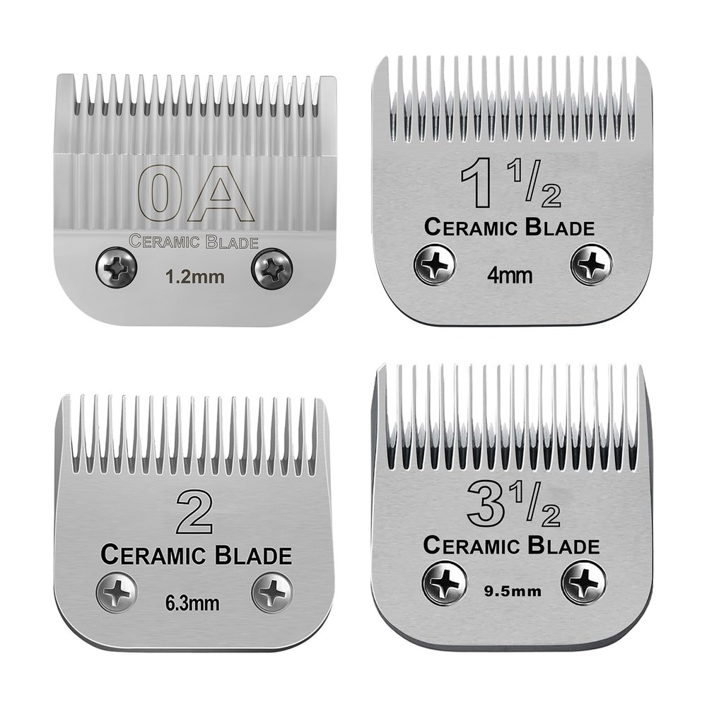 4 Packs Detachable Replacement Ceramic Blades