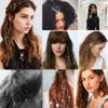 20 PCS Silver Hair Jewelry for Braids Crystal Rhinestone Dreadlock Metal Braid Clips Non-Piercing Ear Clip Cuffs Jewelry for Women Men Hair Accessories Braid Tools view 2