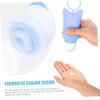 1 Set 2 Silica Gel Bottle Hand Refillable Bottles Travel Containers Cosmetic Tube Makeup Travel Containers Soap Dispenser Liquid Body Soap Travel Makeup Bottles Lotion Bottles Vial ( Color : Blue , Si view 2